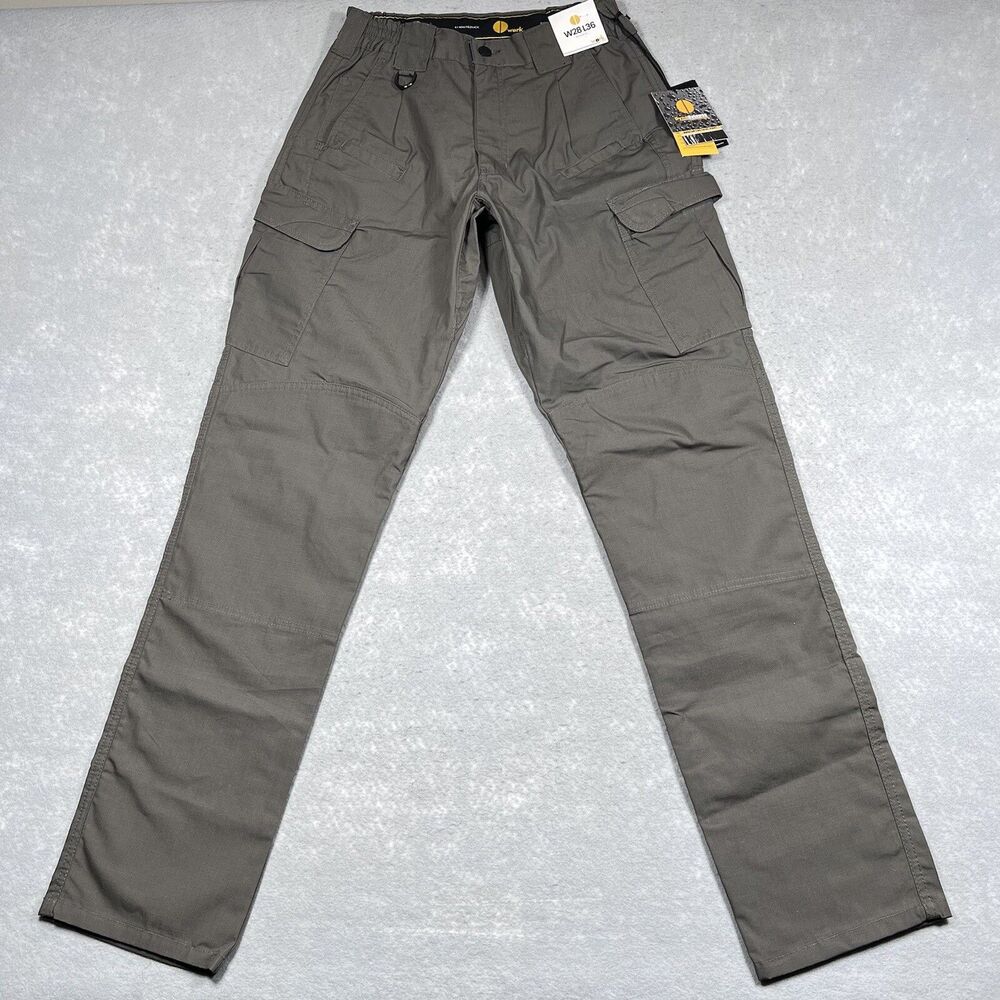 Work Tactical Pants Mens 28 Rip-Stop Military Combat Cargo Pants Lightweight USA